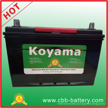 12V 80ah Wartung Freie Auto Batterie Ns70 hohe CCA